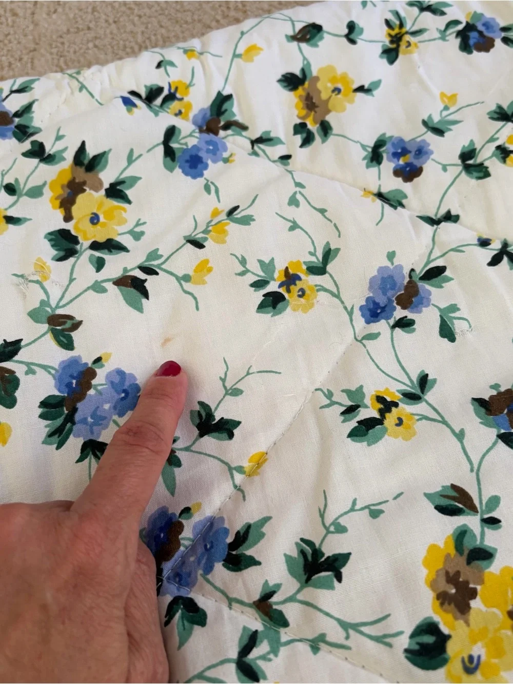 Vintage Laura Ashley polyanthus floral, twin comforter set plus sheets six piece